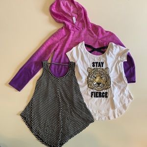 3 tops, all size 7-8